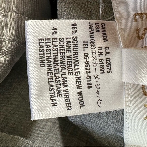Escada Women’s Gray Dress Pants Size 42 - Picture 4 of 4